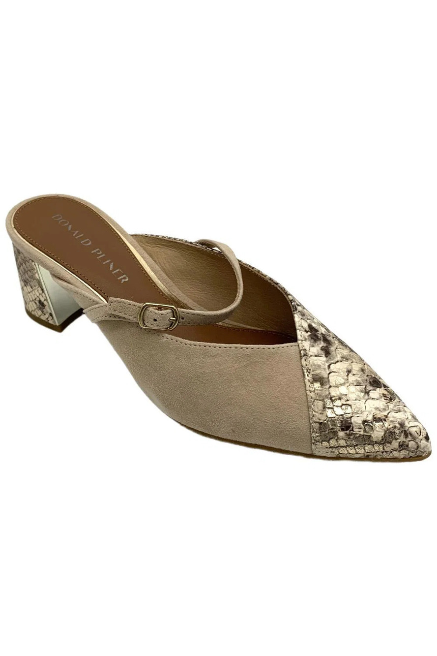 Donald Pliner Women's Sahiba Mules Sand Suede - Medium